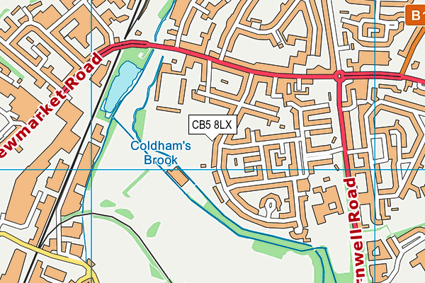 CB5 8LX map - OS VectorMap District (Ordnance Survey)