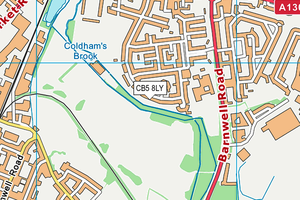 CB5 8LY map - OS VectorMap District (Ordnance Survey)