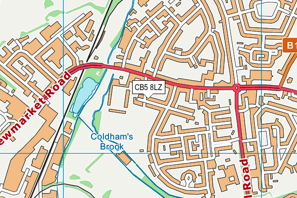 CB5 8LZ map - OS VectorMap District (Ordnance Survey)