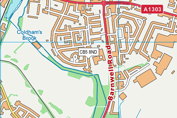 CB5 8ND map - OS VectorMap District (Ordnance Survey)