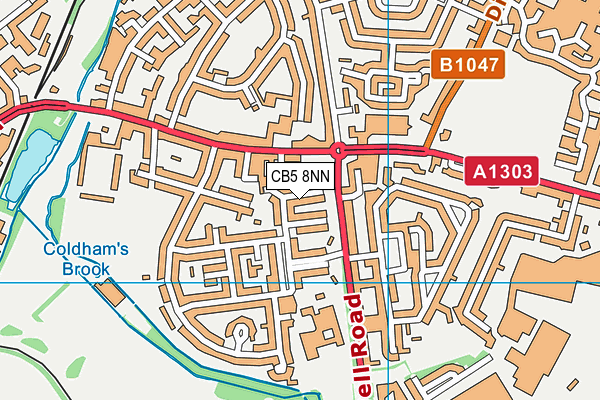 CB5 8NN map - OS VectorMap District (Ordnance Survey)