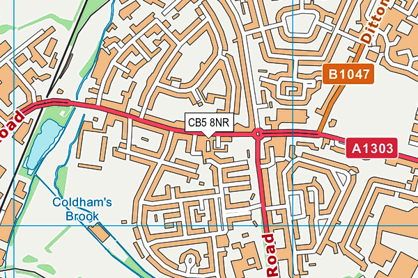 CB5 8NR map - OS VectorMap District (Ordnance Survey)