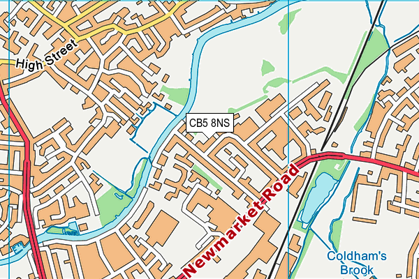 CB5 8NS map - OS VectorMap District (Ordnance Survey)