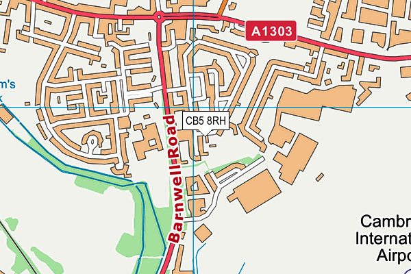 CB5 8RH map - OS VectorMap District (Ordnance Survey)