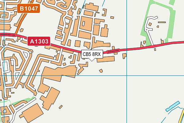 CB5 8RX map - OS VectorMap District (Ordnance Survey)