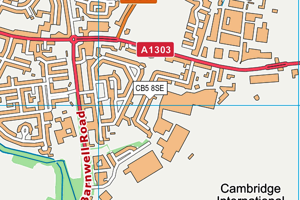 CB5 8SE map - OS VectorMap District (Ordnance Survey)