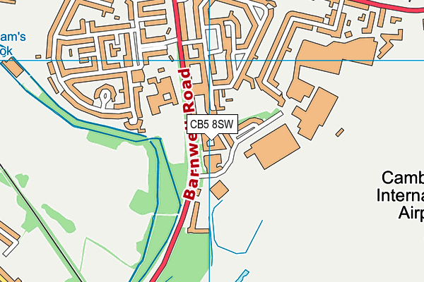 CB5 8SW map - OS VectorMap District (Ordnance Survey)