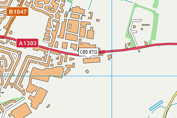 CB5 8TG map - OS VectorMap District (Ordnance Survey)