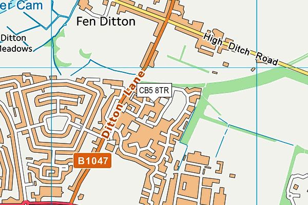 CB5 8TR map - OS VectorMap District (Ordnance Survey)