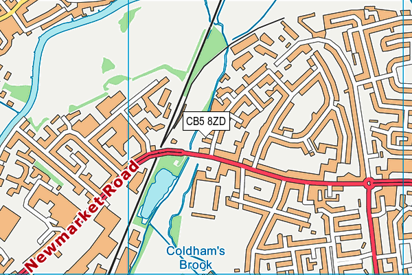 CB5 8ZD map - OS VectorMap District (Ordnance Survey)