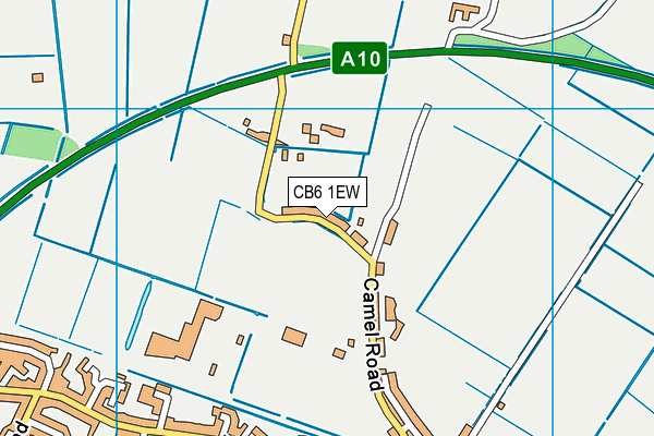 Littleport Leisure Centre (Closed) map (CB6 1EW) - OS VectorMap District (Ordnance Survey)