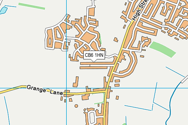 CB6 1HN map - OS VectorMap District (Ordnance Survey)