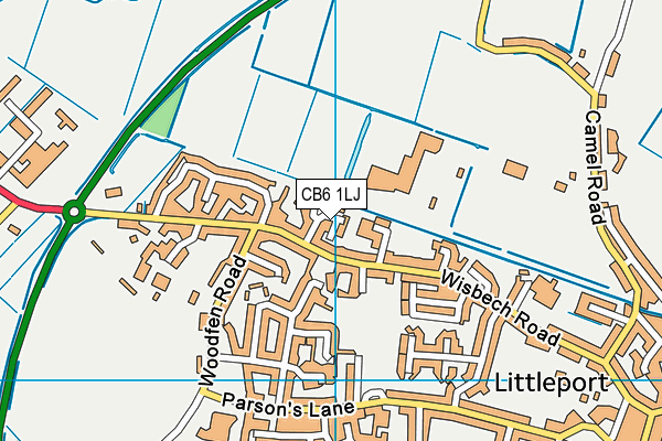 Highfield Littleport Academy map (CB6 1LJ) - OS VectorMap District (Ordnance Survey)