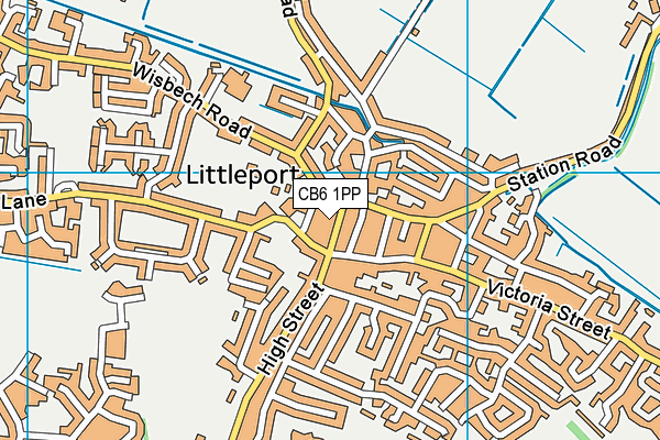 Map of AUDLEY GARAGE (LITTLEPORT) LIMITED at district scale
