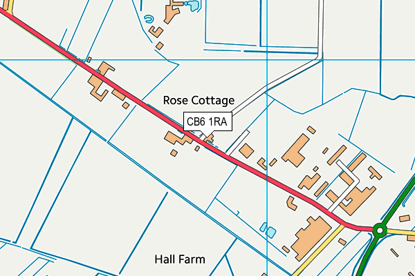Map of CAMBRIDGE CLEANING CO LTD at district scale
