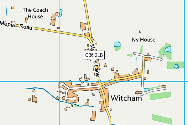 CB6 2LB map - OS VectorMap District (Ordnance Survey)