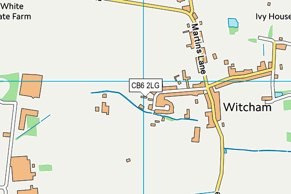 CB6 2LG map - OS VectorMap District (Ordnance Survey)