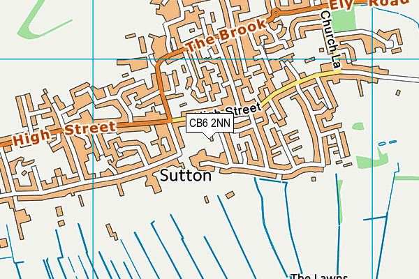 CB6 2NN map - OS VectorMap District (Ordnance Survey)
