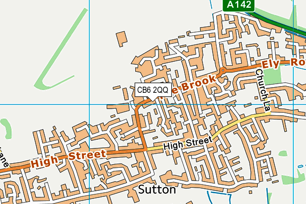 Brooklands Pavilion map (CB6 2QQ) - OS VectorMap District (Ordnance Survey)