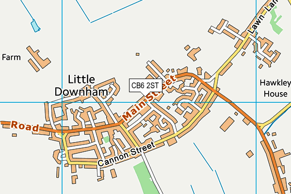 Downham Feoffees Primary Academy map (CB6 2ST) - OS VectorMap District (Ordnance Survey)