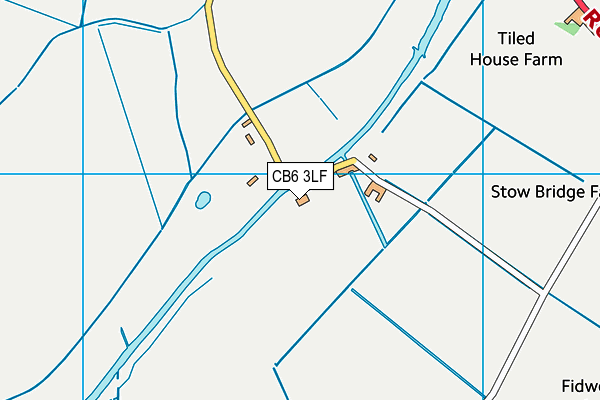 CB6 3LF map - OS VectorMap District (Ordnance Survey)