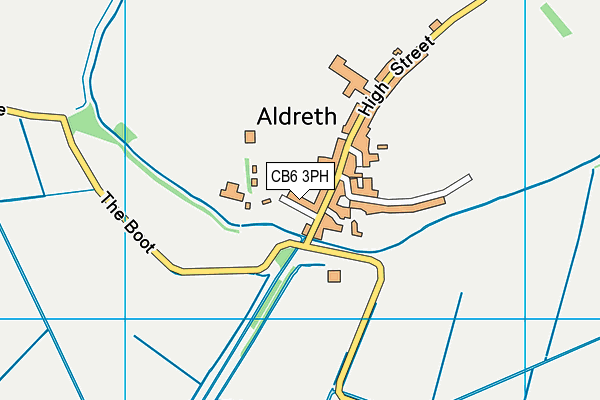 CB6 3PH map - OS VectorMap District (Ordnance Survey)