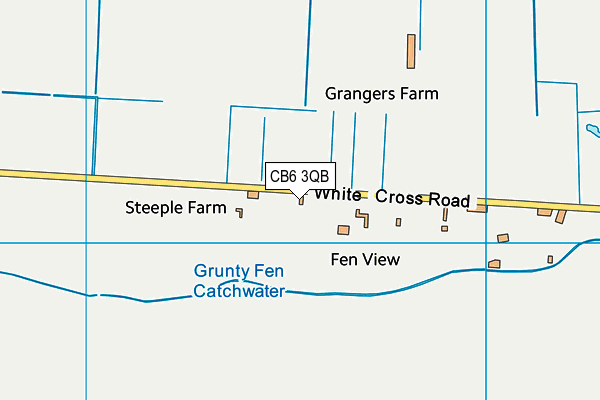 CB6 3QB map - OS VectorMap District (Ordnance Survey)