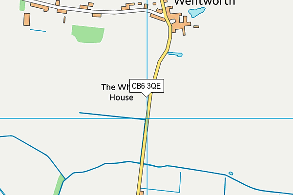 CB6 3QE map - OS VectorMap District (Ordnance Survey)