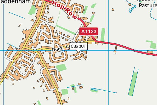 CB6 3UT map - OS VectorMap District (Ordnance Survey)