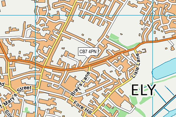 Map of ELY TAKEAWAY LTD at district scale