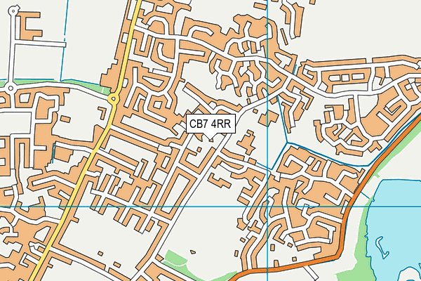 CB7 4RR map - OS VectorMap District (Ordnance Survey)