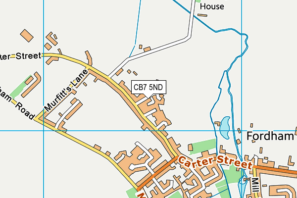 CB7 5ND map - OS VectorMap District (Ordnance Survey)