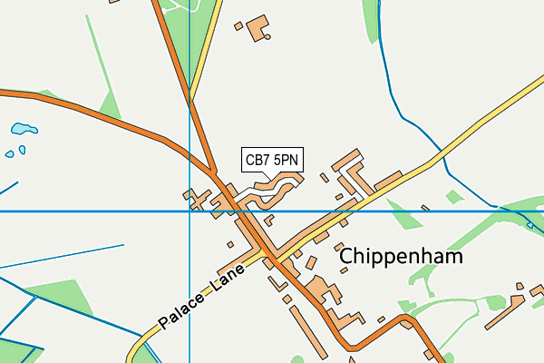 CB7 5PN map - OS VectorMap District (Ordnance Survey)