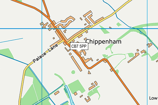 CB7 5PP map - OS VectorMap District (Ordnance Survey)