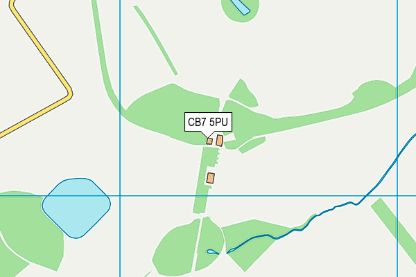 CB7 5PU map - OS VectorMap District (Ordnance Survey)