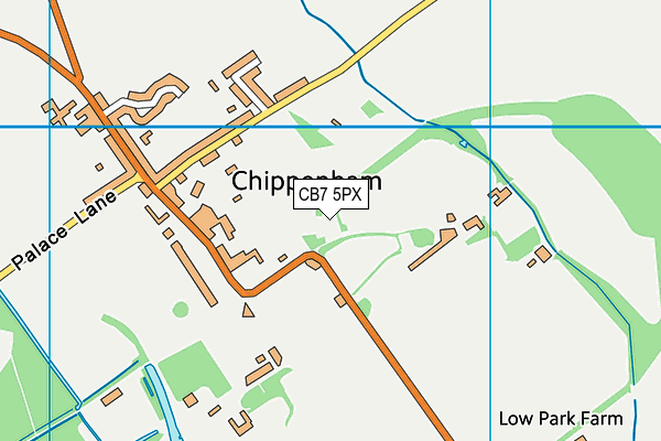 CB7 5PX map - OS VectorMap District (Ordnance Survey)
