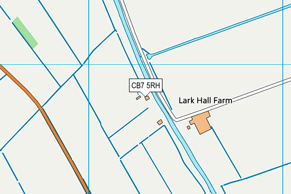 CB7 5RH map - OS VectorMap District (Ordnance Survey)