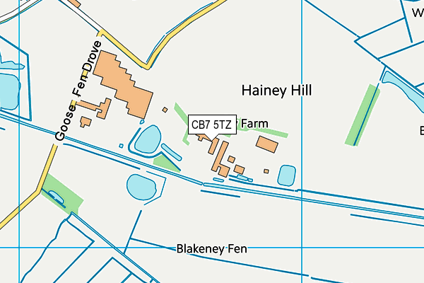 Barway G's Farm map (CB7 5TZ) - OS VectorMap District (Ordnance Survey)