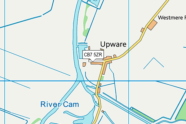 CB7 5ZR map - OS VectorMap District (Ordnance Survey)