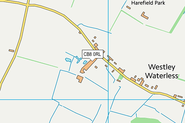 CB8 0RL map - OS VectorMap District (Ordnance Survey)