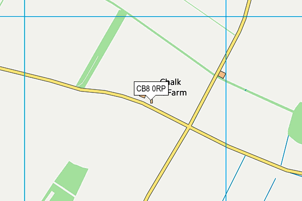 CB8 0RP map - OS VectorMap District (Ordnance Survey)