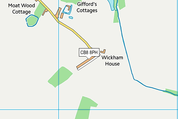 CB8 8PH map - OS VectorMap District (Ordnance Survey)