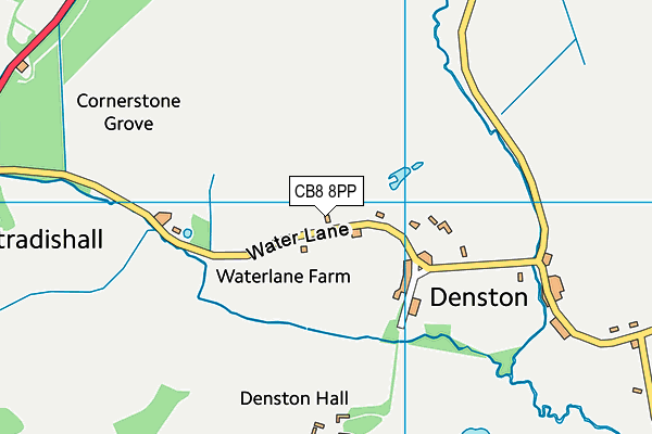 CB8 8PP map - OS VectorMap District (Ordnance Survey)