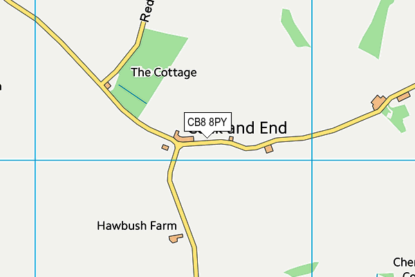 CB8 8PY map - OS VectorMap District (Ordnance Survey)