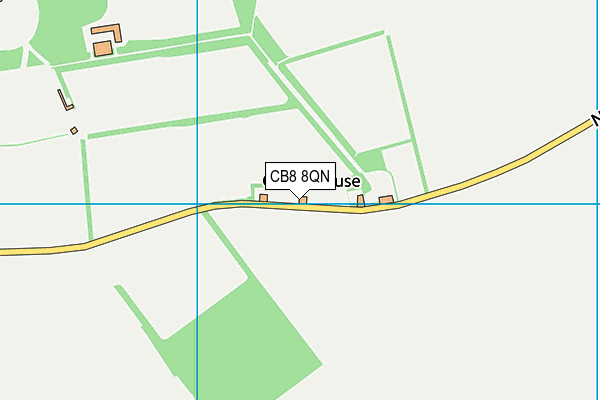 CB8 8QN map - OS VectorMap District (Ordnance Survey)