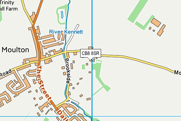 CB8 8SR map - OS VectorMap District (Ordnance Survey)