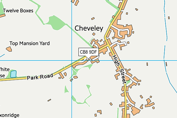 Cheveley CofE Primary School map (CB8 9DF) - OS VectorMap District (Ordnance Survey)