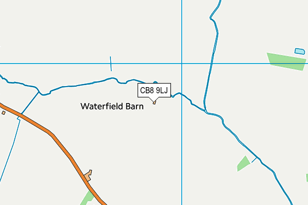 CB8 9LJ map - OS VectorMap District (Ordnance Survey)