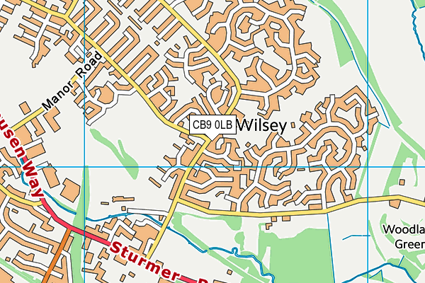 Churchill Special Free School map (CB9 0LB) - OS VectorMap District (Ordnance Survey)