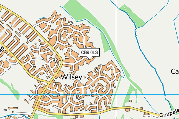 CB9 0LS map - OS VectorMap District (Ordnance Survey)